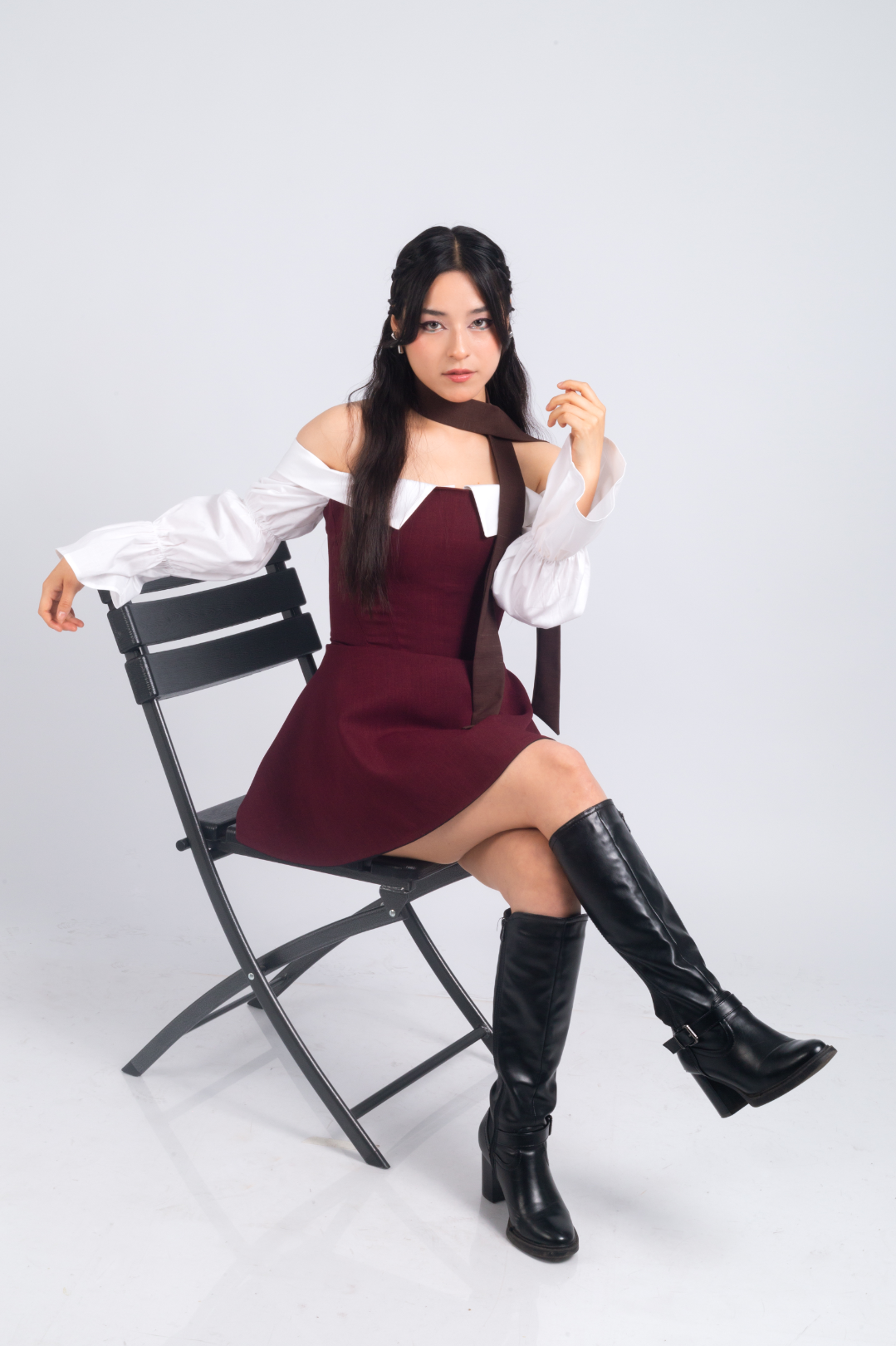 Vestido Grapas