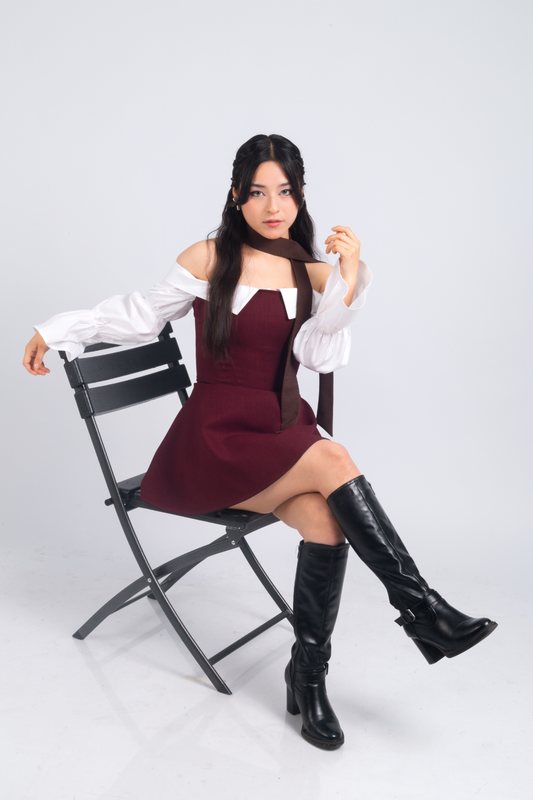 Vestido Grapas